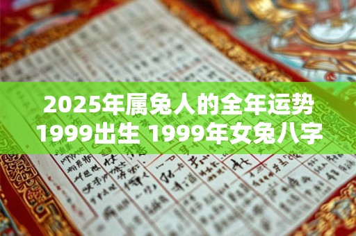 2025年属兔人的全年运势1999出生 1999年女兔八字姻缘