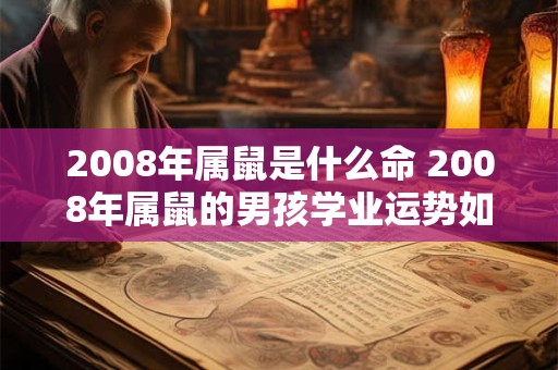 2008年属鼠是什么命 2008年属鼠的男孩学业运势如何 2008年属鼠是什么命 2008年属鼠的男孩学业运势如何