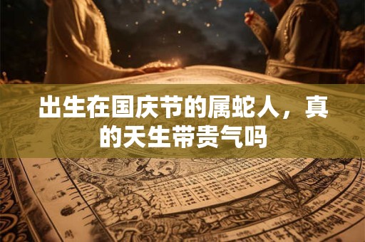 出生在国庆节的属蛇人，真的天生带贵气吗