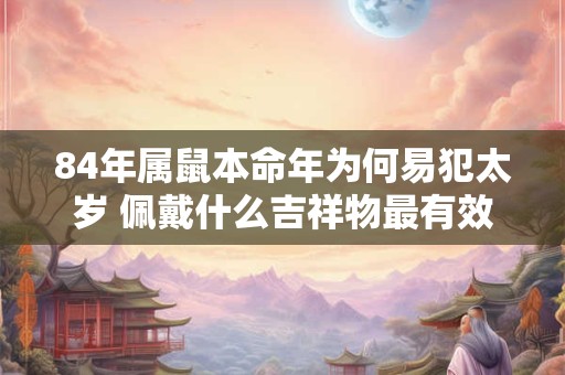 84年属鼠本命年为何易犯太岁 佩戴什么吉祥物最有效