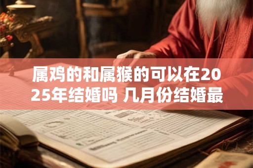 属鸡的和属猴的可以在2025年结婚吗 几月份结婚最好