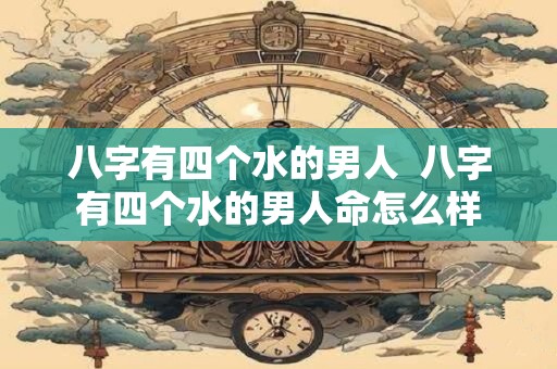 八字有四个水的男人  八字有四个水的男人命怎么样