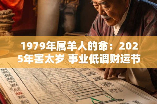 1979年属羊人的命:2025年害太岁 事业低调财运节流 1979年属羊人的命:2025年害太岁 事业低调财运节流