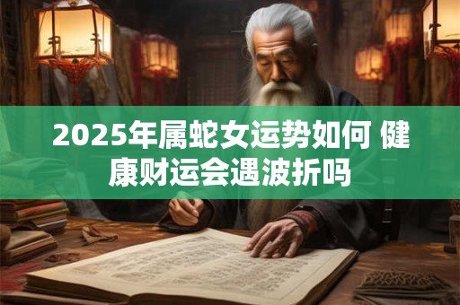 2025年属蛇女运势如何 健康财运会遇波折吗
