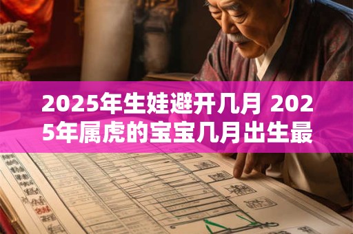 2025年生娃避开几月 2025年属虎的宝宝几月出生最好 2025年生娃避开几月 2025年属虎的宝宝几月出生最好