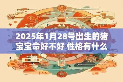 2025年1月28号出生的猪宝宝命好不好 性格有什么特点 2025年1月28号出生的猪宝宝命好不好 性格有什么特点