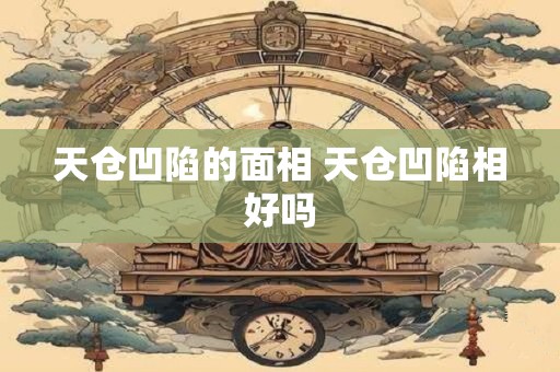 天仓凹陷的面相 天仓凹陷相好吗