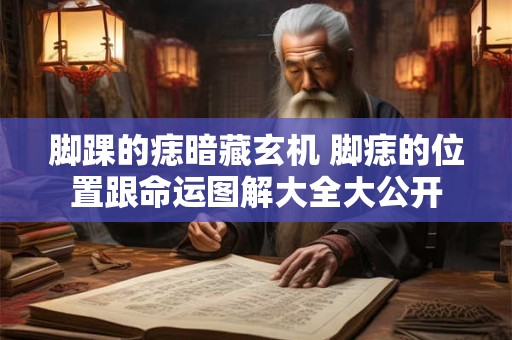 脚踝的痣暗藏玄机 脚痣的位置跟命运图解大全大公开