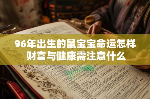 96年出生的鼠宝宝命运怎样 财富与健康需注意什么