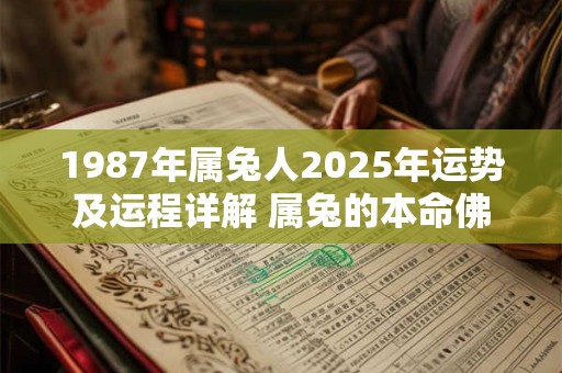 1987年属兔人2025年运势及运程详解 属兔的本命佛是什么