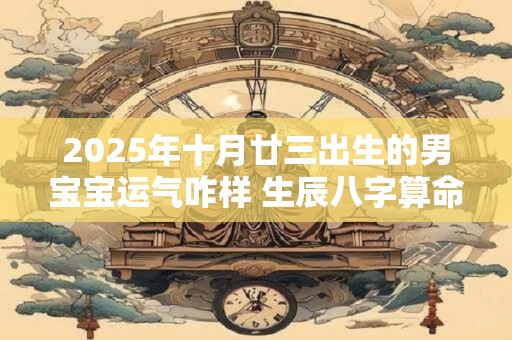 2026年十月廿三出生的男宝宝运气咋样 生辰八字算命