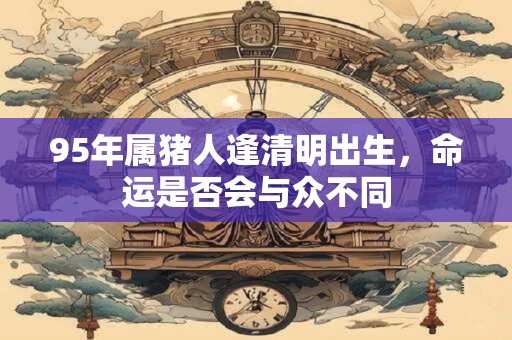 95年属猪人逢清明出生，命运是否会与众不同