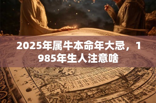 2025年属牛本命年大忌，1985年生人注意啥