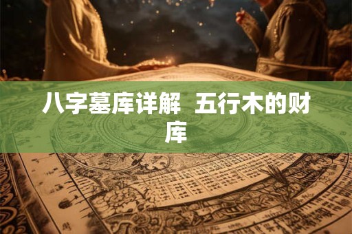 八字墓库详解  五行木的财库