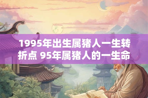 1995年出生属猪人一生转折点 95年属猪人的一生命运