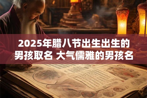 2025年腊八节出生出生的男孩取名 大气儒雅的男孩名字