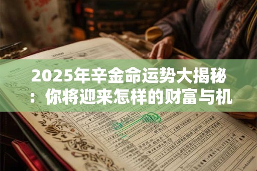 2025年辛金命运势大揭秘：你将迎来怎样的财富与机遇