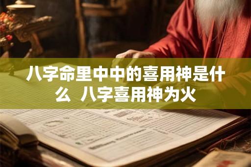 八字命里中中的喜用神是什么 八字喜用神为火 八字命里中中的喜用神是什么 八字喜用神为火