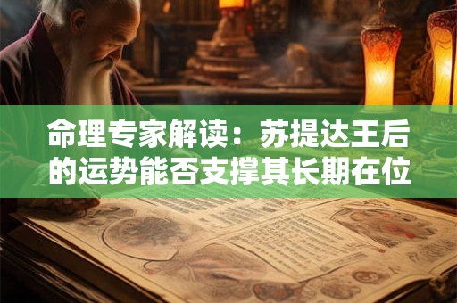 命理专家解读：苏提达王后的运势能否支撑其长期在位