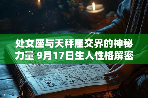 处女座与天秤座交界的神秘力量 9月17日生人性格解密