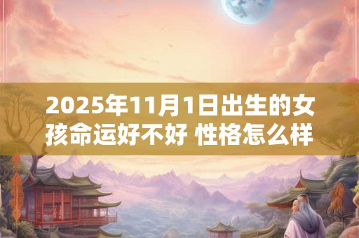 2025年11月1日出生的女孩命运好不好 性格怎么样