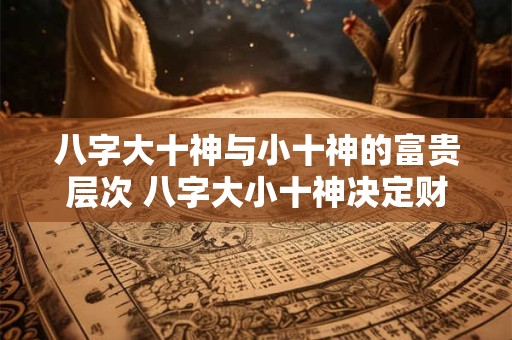 八字大十神与小十神的富贵层次 八字大小十神决定财运高低