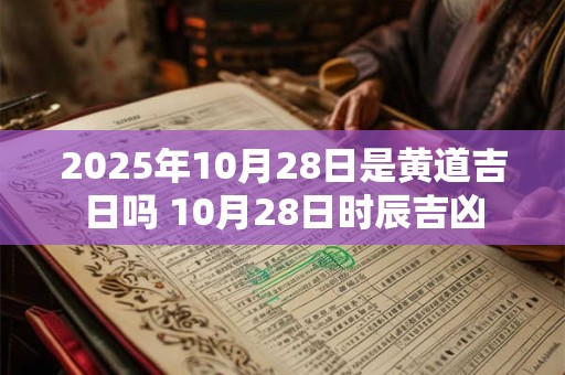 2026年10月28日是黄道吉日吗 10月28日时辰吉凶 2026年10月28日是黄道吉日吗 10月28日时辰吉凶