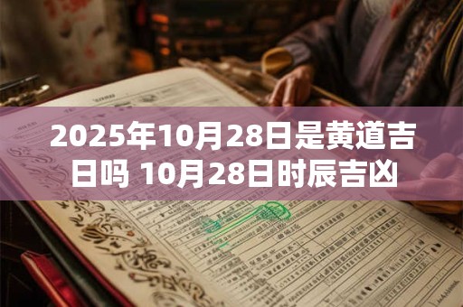 2025年10月28日是黄道吉日吗 10月28日时辰吉凶