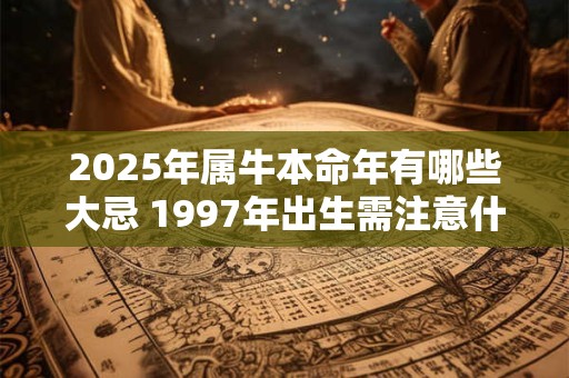 2025年属牛本命年有哪些大忌 1997年出生需注意什么 2025年属牛本命年有哪些大忌 1997年出生需注意什么