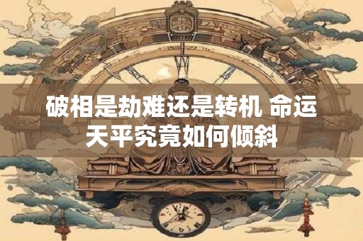 破相是劫难还是转机 命运天平究竟如何倾斜