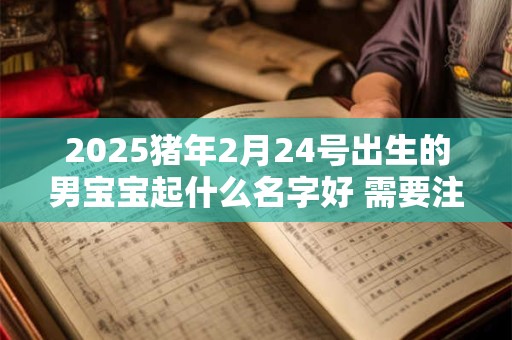 2026猪年2月24号出生的男宝宝起什么名字好 需要注意什么