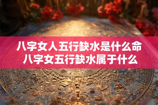 八字女人五行缺水是什么命 八字女五行缺水属于什么命