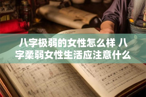 八字极弱的女性怎么样 八字柔弱女性生活应注意什么