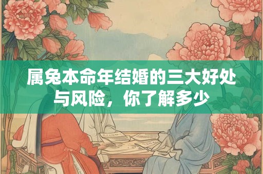 属兔本命年结婚的三大好处与风险，你了解多少
