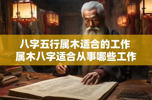 八字五行属木适合的工作 属木八字适合从事哪些工作