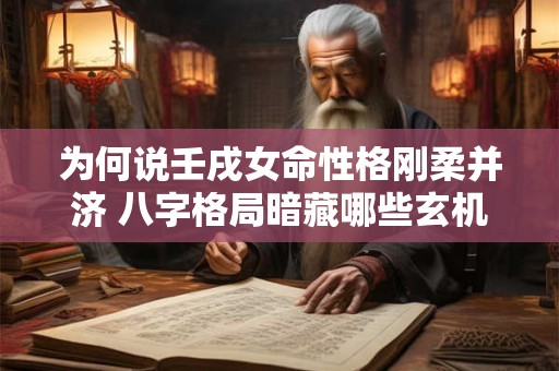 为何说壬戌女命性格刚柔并济 八字格局暗藏哪些玄机