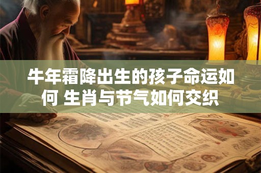 牛年霜降出生的孩子命运如何 生肖与节气如何交织