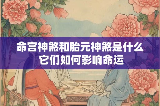 命宫神煞和胎元神煞是什么 它们如何影响命运
