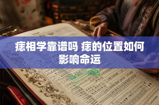 痣相学靠谱吗 痣的位置如何影响命运