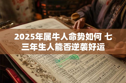 2025年属牛人命势如何 七三年生人能否逆袭好运