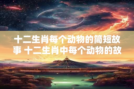 十二生肖每个动物的简短故事 十二生肖中每个动物的故事是什么