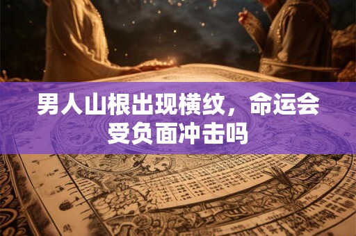 男人山根出现横纹，命运会受负面冲击吗