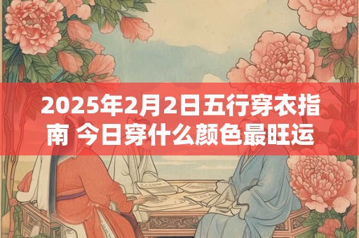 2025年2月2日五行穿衣指南 今日穿什么颜色最旺运