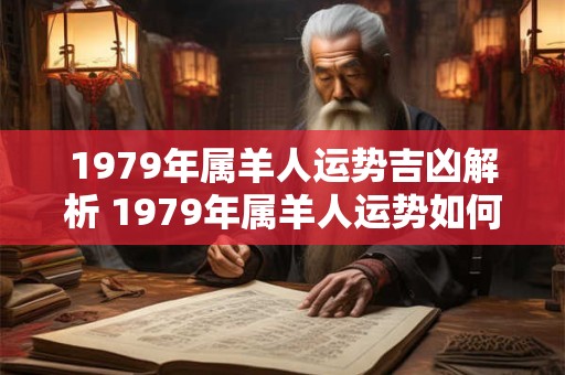 1979年属羊人运势吉凶解析 1979年属羊人运势如何