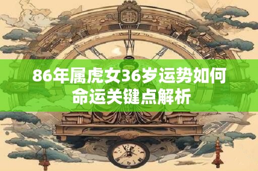 86年属虎女36岁运势如何 命运关键点解析