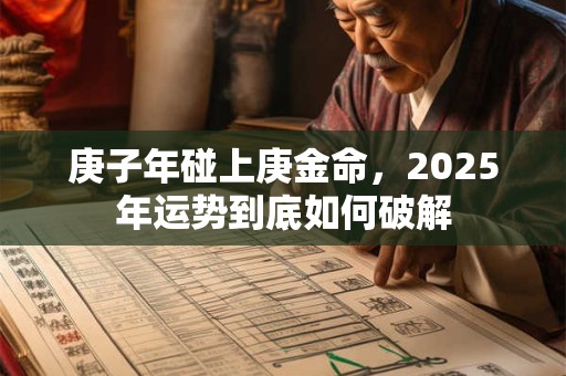 庚子年碰上庚金命，2025年运势到底如何破解