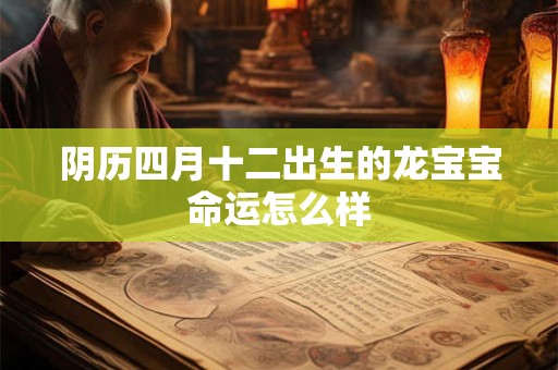 阴历四月十二出生的龙宝宝命运怎么样