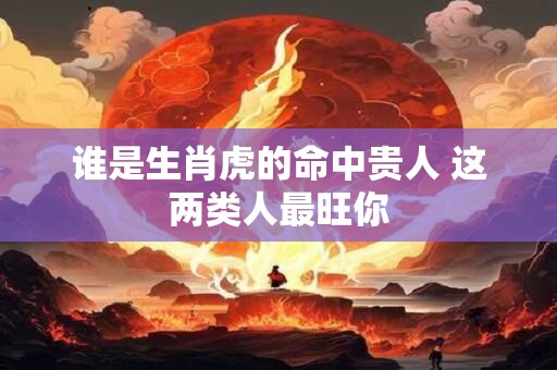 谁是生肖虎的命中贵人 这两类人最旺你