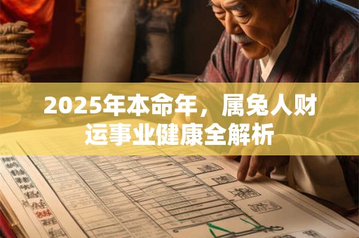 2025年本命年，属兔人财运事业健康全解析