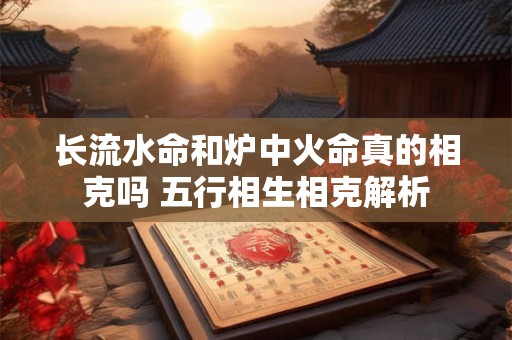 长流水命和炉中火命真的相克吗 五行相生相克解析